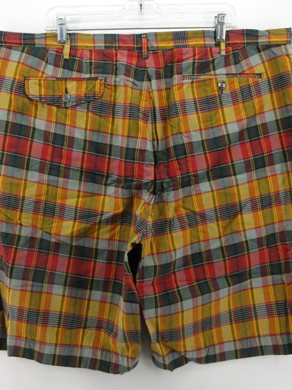Polo Ralph Lauren Shorts 44 Tall Indian Madras Plaid Preppy Colorful